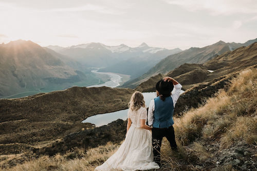 lake alta wedding elopement wanaka helicopters
