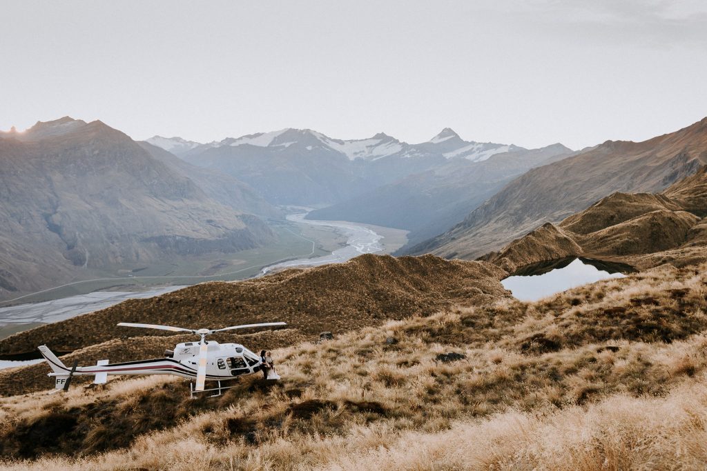 wanaka helicopters lake alta wedding elopement destination wanaka