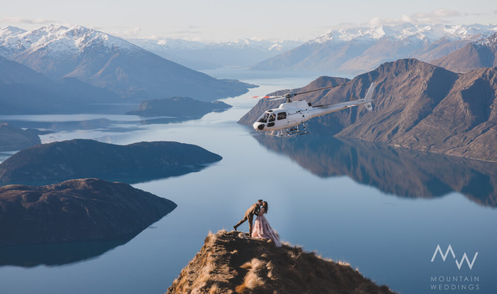 Coromandel Peak Wanaka Helicopter Wedding