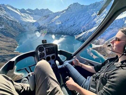 Wanaka Helicopters Training Alpine Mountain Lake